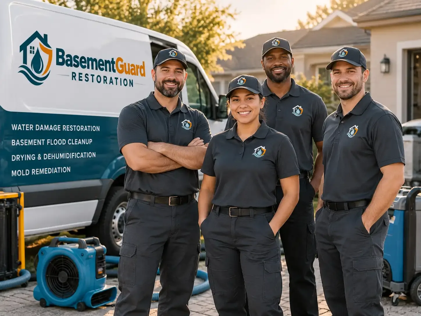 Basement Water Damage Restoration company in Rowan, IA